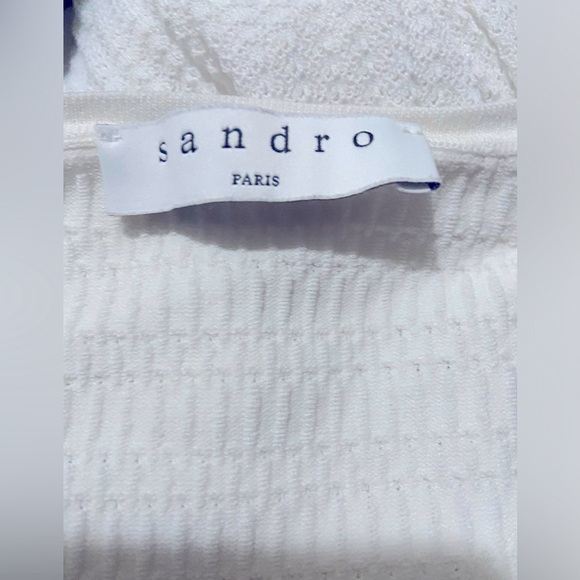 Sandro París white sweater- cardigan - Picture 6 of 7